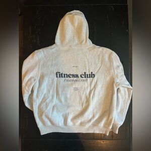 White Fox x Sarah Day “Dylan” hoodie in Grey Marle in size L/XL